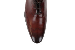 Santoni Brown Leather Shoes - Lace Ups - (ST121720211) - Parent