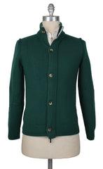Svevo Parma Green Cashmere Solid Jacket - L US/52 EU - (SV1229222)