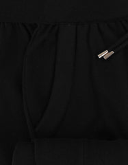 $1725 Svevo Parma Black Solid Cashmere Sweatpants - (SV415261) - Parent