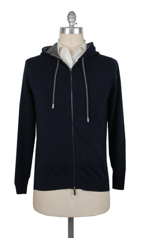 Svevo Parma Dark Blue Hooded Sweater