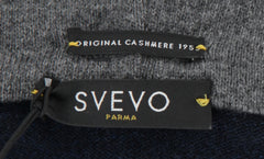 Svevo Parma Dark Blue Cashmere Hooded Sweater - (SV75232) - Parent