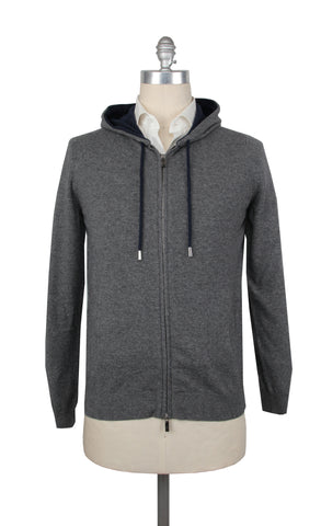 Svevo Parma Gray Hooded Sweater