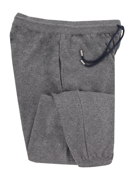 Svevo Parma Gray Solid Cashmere Sweatpants - (SV75235) - Parent