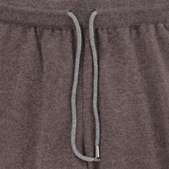 Svevo Parma Brown Solid Cashmere Sweatpants - (SV75236) - Parent