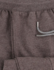 Svevo Parma Brown Solid Cashmere Sweatpants - (SV75236) - Parent