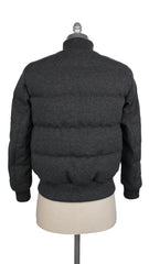 Svevo Parma Dark Gray Cashmere Puffer Jacket - (SV814232) - Parent
