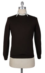 Svevo Parma Dark Brown Crewneck Sweater - S/48 - (SV1019227)