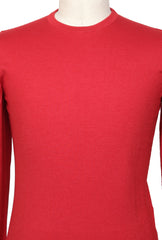 Svevo Parma Red Cashmere Blend Crewneck Sweater - (SV48228) - Parent