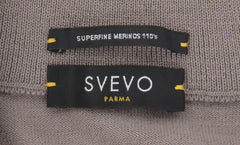 $725 Svevo Parma Brown Wool Mock Turtleneck Sweater - (SV39237) - Parent