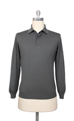 Svevo Parma Gray Wool 1/4 Button Sweater - L/52 - (SV10122216)