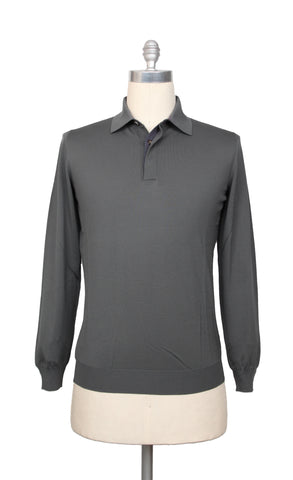 Svevo Parma Gray 1/4 Button Sweater