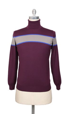 Svevo Parma Purple Turtleneck Sweater