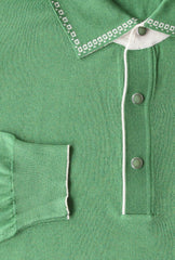 Svevo Parma Green Silk Blend Polo Sweater - (SV316202312) - Parent