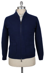 Svevo Parma Dark Blue Wool Blend Solid Jacket - XL US/54 EU - (SV1229221)
