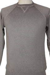Svevo Parma Light Brown Cotton Crewneck Sweater - (SV1012224) - Parent