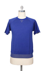 Svevo Parma Blue Cotton Crewneck Sweater - L/52 - (SV482217)
