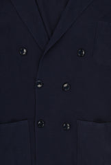 $1225 Svevo Parma Dark Blue Cotton Resort Jacket - (SV1229224) - Parent