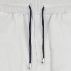 Svevo Parma Light Gray Solid Cotton Sweatpants - (SV810237) - Parent