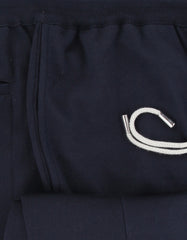 Svevo Parma Dark Blue Solid Cotton Sweatpants - (SV810236) - Parent