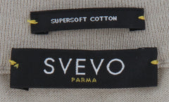 $750 Svevo Parma Beige Cotton Crewneck Sweater - (SV425241) - Parent
