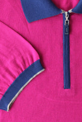 Svevo Parma Pink Solid Cotton Polo - (SV114236) - Parent