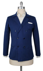 Svevo Parma Blue Cotton Resort Jacket - XXL US/56 EU - (SV1012202219)