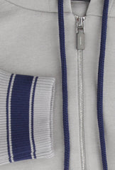 Svevo Parma Gray Cotton Blend Hooded Sweater - (SV810231) - Parent