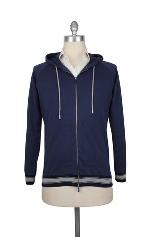Svevo Parma Navy Blue Hooded Sweater