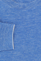 Svevo Parma Blue Silk Blend Crewneck Sweater - (SV10192216) - Parent
