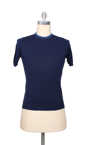 Svevo Parma Navy Blue Crewneck Sweater