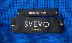Svevo Parma Blue Striped Cotton Polo - (SV326222) - Parent