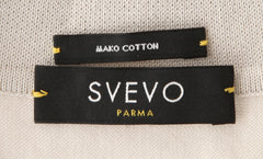 Svevo Parma Beige Solid Cotton Polo - (SV392223) - Parent