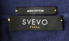 Svevo Parma Dark Blue Solid Cotton Polo - (SV392221) - Parent