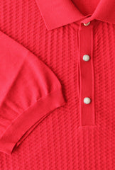 Svevo Parma Red Fancy Cotton Polo - (SV392211) - Parent