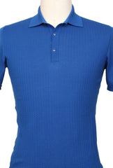 Svevo Parma Blue Solid Cotton Polo - (SV69221) - Parent