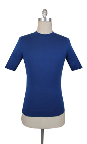 Svevo Parma Blue Crewneck Sweater