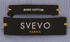 $600 Svevo Parma Light Blue Cotton Crewneck Sweater - (SV425249) - Parent