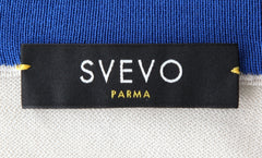 $575 Svevo Parma Blue Cotton Blend Crewneck Sweater - (SV39232) - Parent