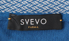 Svevo Parma Blue Solid Cotton Blend Polo - (4) - Parent
