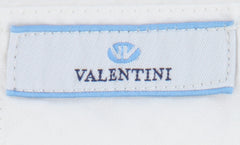 $400 Valentini Sartoria White Solid Shorts -  - (VS610252) - Parent