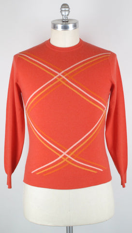Cesare Attolini Orange Sweater – Size: Small US / 48 EU