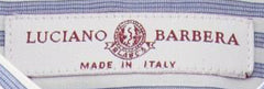 Luciano Barbera Blue Striped Shirt - Slim - M/M - (105329/72214/175)