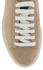 Brunello Cucinelli Beige Leather Sneakers - (519) - Parent