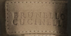 Brunello Cucinelli Beige Mixed Material High Top Sneakers - (507) - Parent