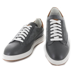 Brunello Cucinelli Gray Leather Sneakers - 9/8 - (511)