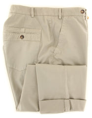 Brunello Cucinelli Beige Solid Pants - Slim - 42/58 - (BC2352M58PC1535)