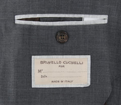Brunello Cucinelli Dark Gray Cashmere Solid Sportcoat - (BC103173) - Parent