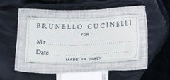 Brunello Cucinelli Navy Blue Reversible Bomber Jacket - (613) - Parent