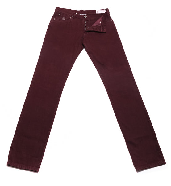 Brunello Cucinelli Burgundy Jeans - Slim - (1120) - Parent