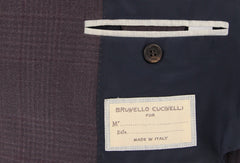 Brunello Cucinelli Dark Brown Plaid Sportcoat - (BC40883001600) - Parent